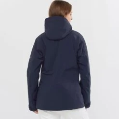 SALOMON BRILLIANT JKT W NIGHT SKY/WHITE/RED CHIL 22 -Winter Sportswear 9 102608 brilliant jkt w night sky white red chil lc1630500 03