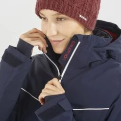 SALOMON BRILLIANT JKT W NIGHT SKY/WHITE/RED CHIL 22 -Winter Sportswear 9 102608 brilliant jkt w night sky white red chil lc1630500 06