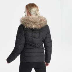 DARE 2B GLAMORIZE II JKT BLACK/NATFUR 22 12 DARE 2B GLAMORIZE II JKT BLACK/NATFUR 22 -Winter Sportswear 9 104370 glamorize ii jkt black natfur dwp479 y29 06