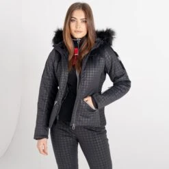 DARE 2B PRESTIGE JKT BLACKDGTOOTH 22 -Winter Sportswear 9 104379 prestige jkt blackdgtooth dwp510 dfa 05