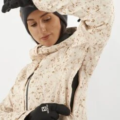 SALOMON STANCE CARGO JKT W WHISPER WHITE/AO 22 -Winter Sportswear 9 105134 stance cargo jkt w whisper white ao lc1563900 04