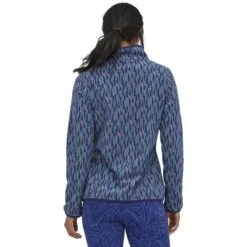 PATAGONIA W'S MICRO D SNAP-T P/O CLIMBING TREES IKAT SOUND BLUE 23 7 PATAGONIA W'S MICRO D SNAP-T P/O CLIMBING TREES IKAT SOUND BLUE 23 -Winter Sportswear 9 110609 w s micro d snap t p o climbing trees ikat sound blue 26020 ctso 03