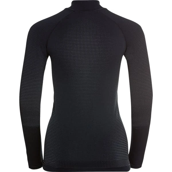ODLO PERFORMANCE WARM ECO BL TOP TURTLE NECK L/S HALF ZIP W BLACK/NEW ODLO GRAPHITE GREY 23 4 ODLO PERFORMANCE WARM ECO BL TOP TURTLE NECK L/S HALF ZIP W BLACK/NEW ODLO GRAPHITE GREY 23 - Image 2
