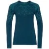 ODLO BL TOP CREW NECK L/S KINSHIP PW 200 W BLUE WING TEAL MELANGE 23 -Winter Sportswear 9 112244 bl top crew neck l s kinship pw 200 w blue wing teal melange 111171 20613 01