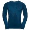 ODLO BL TOP CREW NECK L/S KINSHIP PW 200 BLUE WING TEAL MELANGE 23 -Winter Sportswear 9 112246 bl top crew neck l s kinship pw 200 blue wing teal melange 111172 20613 01