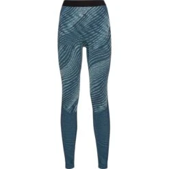 ODLO BLACKCOMB ECO BL BOTTOM LG W BLUE WING TEAL/SPACE DYE 23