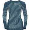 ODLO BLACKCOMB ECO BL TOP CREW NECK L/S W BLUE WING TEAL/SPACE DYE 23 -Winter Sportswear 9 112794 blackcomb eco bl top crew neck l s w blue wing teal space dye 188561 20875 01