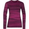 ODLO BL TOP CREW NECK L/S WHISTLER ECO W FESTIVAL FUCHSIA/BLACK 23
