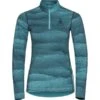 ODLO BL TOP TURTLE NECK L/S HALF ZIP WHISTLER ECO REEF WATERS/BLUE 23 -Winter Sportswear 9 113490 bl top turtle neck l s half zip whistler eco reef waters blue 188621 21017 01