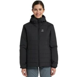 Haglöfs HAGLÖFS MIMIC SILVER HOOD W TRUE BLACK 23 -Winter Sportswear 9 113547 mimic silver hood w true black 605387 2c5 03