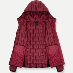 COLMAR LADIES SKI DOWN JACKET GARNET-BLACK 23 -Winter Sportswear 9 115566 9xj ladies ski down jacket garnet black 2898 9xj 575 03