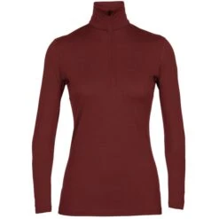 ICEBREAKER 200 OASIS LS HALF ZIP ESPRESSO 23