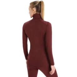 ICEBREAKER 200 OASIS LS HALF ZIP ESPRESSO 23 -Winter Sportswear 9 116040 200 oasis ls half zip espresso ib104380 064 03