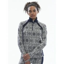 DALE OF NORWAY STARGAZE F BASIC SWEATER NAVY 23 -Winter Sportswear 9 116064 stargaze f basic sweater navy 95001 c 02