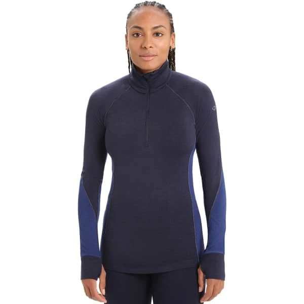 ICEBREAKER 260 ZONE LS HALF ZIP W MIDNIGHT NAVY/ROYAL NAVY 4 ICEBREAKER 260 ZONE LS HALF ZIP W MIDNIGHT NAVY/ROYAL NAVY - Image 2