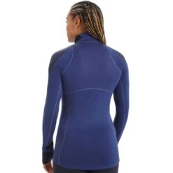 ICEBREAKER 260 ZONE LS HALF ZIP W MIDNIGHT NAVY/ROYAL NAVY 8 ICEBREAKER 260 ZONE LS HALF ZIP W MIDNIGHT NAVY/ROYAL NAVY -Winter Sportswear 9 116682 260 zome ls half zip w midnight navy royal navy ib104394 078 03