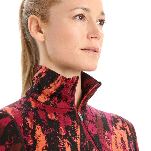 ICEBREAKER 250 VERTEX LS HALF ZIP SEDIMENTARY W CHERRY/FLS 23 7 ICEBREAKER 250 VERTEX LS HALF ZIP SEDIMENTARY W CHERRY/FLS 23 - Image 5