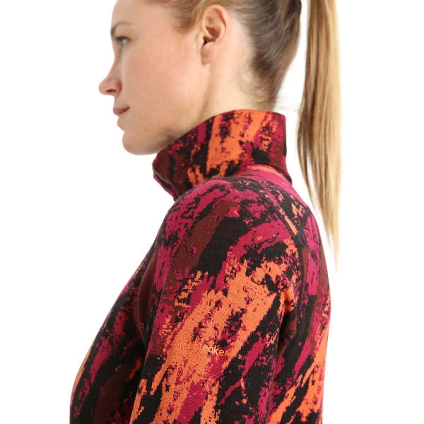 ICEBREAKER 250 VERTEX LS HALF ZIP SEDIMENTARY W CHERRY/FLS 23 8 ICEBREAKER 250 VERTEX LS HALF ZIP SEDIMENTARY W CHERRY/FLS 23 - Image 6