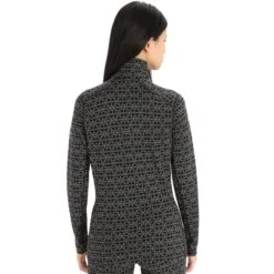 ICEBREAKER 250 VERTEX LS HALF ALPINE GEO W BLACK/SNOW 23 -Winter Sportswear 9 116704 250 vertex ls half w black snow ib0a56i9 672 03