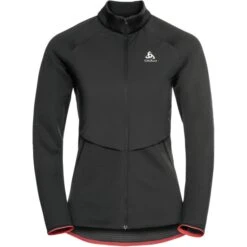 ODLO SESVENNA HYBRID S-THERMIC MIDLAYER FULL ZIP W BLACK 23
