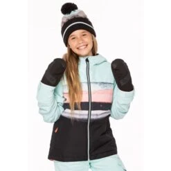 686 GIRLS ATHENA INSULATED JKT ICY BLUE SNST STRP CLR2BLK 23 -Winter Sportswear 9 119775 girls athena insulated jkt icy blue snst strp clr2blk m2w704 icbl 03