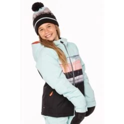 686 GIRLS ATHENA INSULATED JKT ICY BLUE SNST STRP CLR2BLK 23 -Winter Sportswear 9 119775 girls athena insulated jkt icy blue snst strp clr2blk m2w704 icbl 04