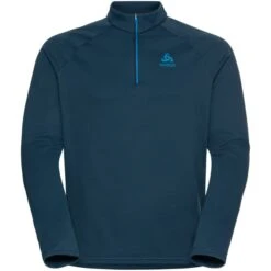 ODLO BESSO MIDLAYER 1/2 ZIP BLUE WING TEAL 23