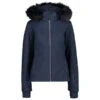 CMP WOMAN JKT ZIP HOOD BLACK BLUE 23 -Winter Sportswear 9 120203 woman jkt zip hood black blue 31w0196f n950 01