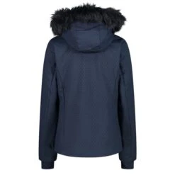 CMP WOMAN JKT ZIP HOOD BLACK BLUE 23 -Winter Sportswear 9 120203 woman jkt zip hood black blue 31w0196f n950 02
