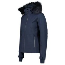 CMP WOMAN JKT ZIP HOOD BLACK BLUE 23 -Winter Sportswear 9 120203 woman jkt zip hood black blue 31w0196f n950 03