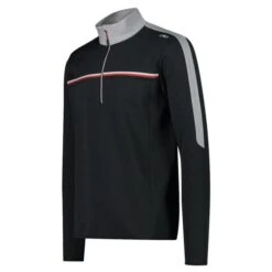 CMP MAN SWEAT BLACK MELANGE 23 -Winter Sportswear 9 120211 man sweat black melange 32l0197 u973 03