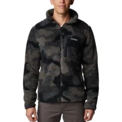COLUMBIA WINTER PASS M PRINT FLEE BLACK MOD CAMO 23