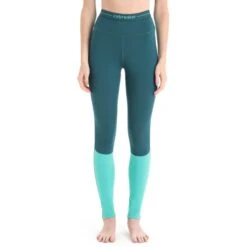ICEBREAKER MERINO W ZONEKNIT 200 LEGGINGS GREEN GLORY/FRESH/CB 23 10 ICEBREAKER MERINO W ZONEKNIT 200 LEGGINGS GREEN GLORY/FRESH/CB 23 -Winter Sportswear 9 124893 ib0a56he840 03