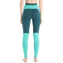 ICEBREAKER MERINO W ZONEKNIT 200 LEGGINGS GREEN GLORY/FRESH/CB 23 11 ICEBREAKER MERINO W ZONEKNIT 200 LEGGINGS GREEN GLORY/FRESH/CB 23 -Winter Sportswear 9 124893 ib0a56he840 04