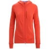 ICEBREAKER MERINO W QUANTUM III LS ZIP HOOD VIBRANT EARTH/PURPLE GAZE/CB 23 -Winter Sportswear 9 124956 ib0a59jw824 01