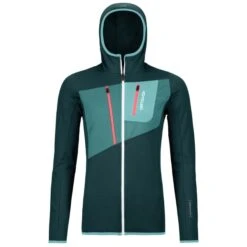 ORTOVOX FLEECE GRID HOODY W DARK PACIFIC 23