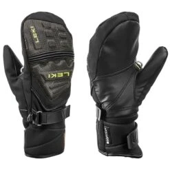 LEKI RACE COACH C-TECH S JUNIOR MITT BLACK-ICE LEMON 23