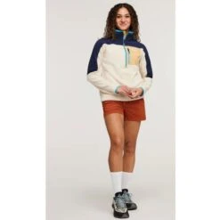 COTOPAXI W ABRAZO HALF-ZIP FLEECE JKT MARITIME/CREAM 23 -Winter Sportswear 9 127462 dor mtmcr 03