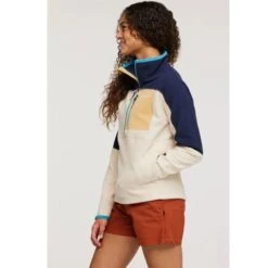 COTOPAXI W ABRAZO HALF-ZIP FLEECE JKT MARITIME/CREAM 23 -Winter Sportswear 9 127462 dor mtmcr 04