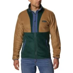 COLUMBIA M BACK BOWL FZ FLEECE DELTA SPUCE 23