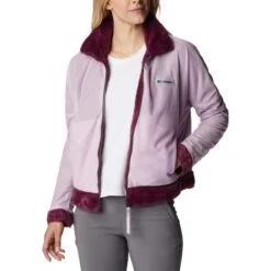 COLUMBIA BUNDLE UP FULL ZIP FLEECE MARIONBERRY 23 -Winter Sportswear 9 128113 1907222 616 06