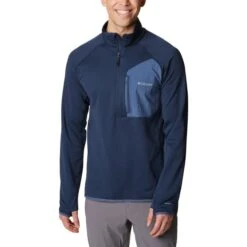 COLUMBIA TRIPLE CANYON™ HALF ZIP COLLEGIATE NAVY/DARK MOUNTAIN 23