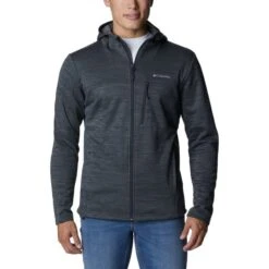 COLUMBIA MAXTRAIL II FLEECE HOODED SHARK HEATHER 23