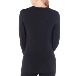 ICEBREAKER 260 TECH LS CREWE W BLACK 23 -Winter Sportswear 9 43501 260 tech ls crewe w black 104387 001 03