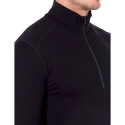 ICEBREAKER 260 TECH LS HALF ZIP BLACK 23 -Winter Sportswear 9 43702 260 tech ls half zip black 104372 001 06