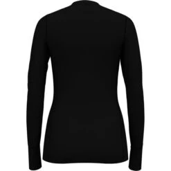 ODLO T-SHIRT ML NATURAL 100% MERINO W BLACK 23 -Winter Sportswear 9 49167 t shirt ml natural 100 merino w black black 110811 15001 02