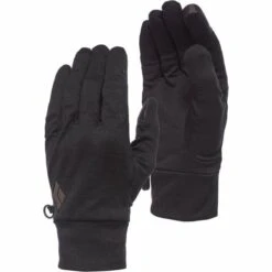 BLACK DIAMOND LIGHTWEIGHT WOOLTECH GLOVES ANTHRACITE 23