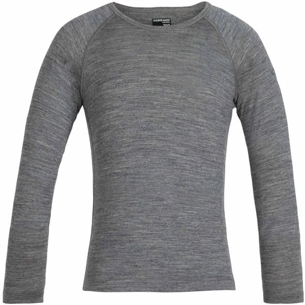 ICEBREAKER KIDS 200 OASIS LS CREWE GRITSTONE HEATHER 23 3 ICEBREAKER KIDS 200 OASIS LS CREWE GRITSTONE HEATHER 23