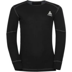 ODLO T-SHIRT ML ACTIVE X-WARM JR BLACK 23