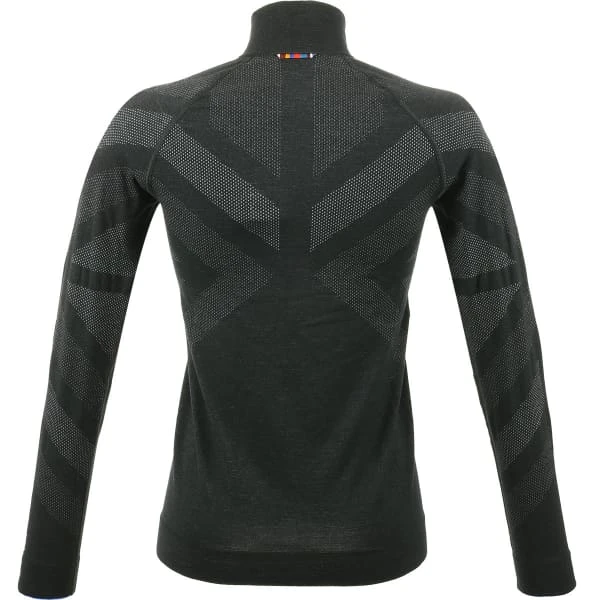 ODLO T-SHIRT ML 1/2 ZIP NATURAL W BLACK MELANGE 22 4 ODLO T-SHIRT ML 1/2 ZIP NATURAL W BLACK MELANGE 22 - Image 2